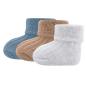 Preview: Ewers Babysocken Rippe blau 3er Pack